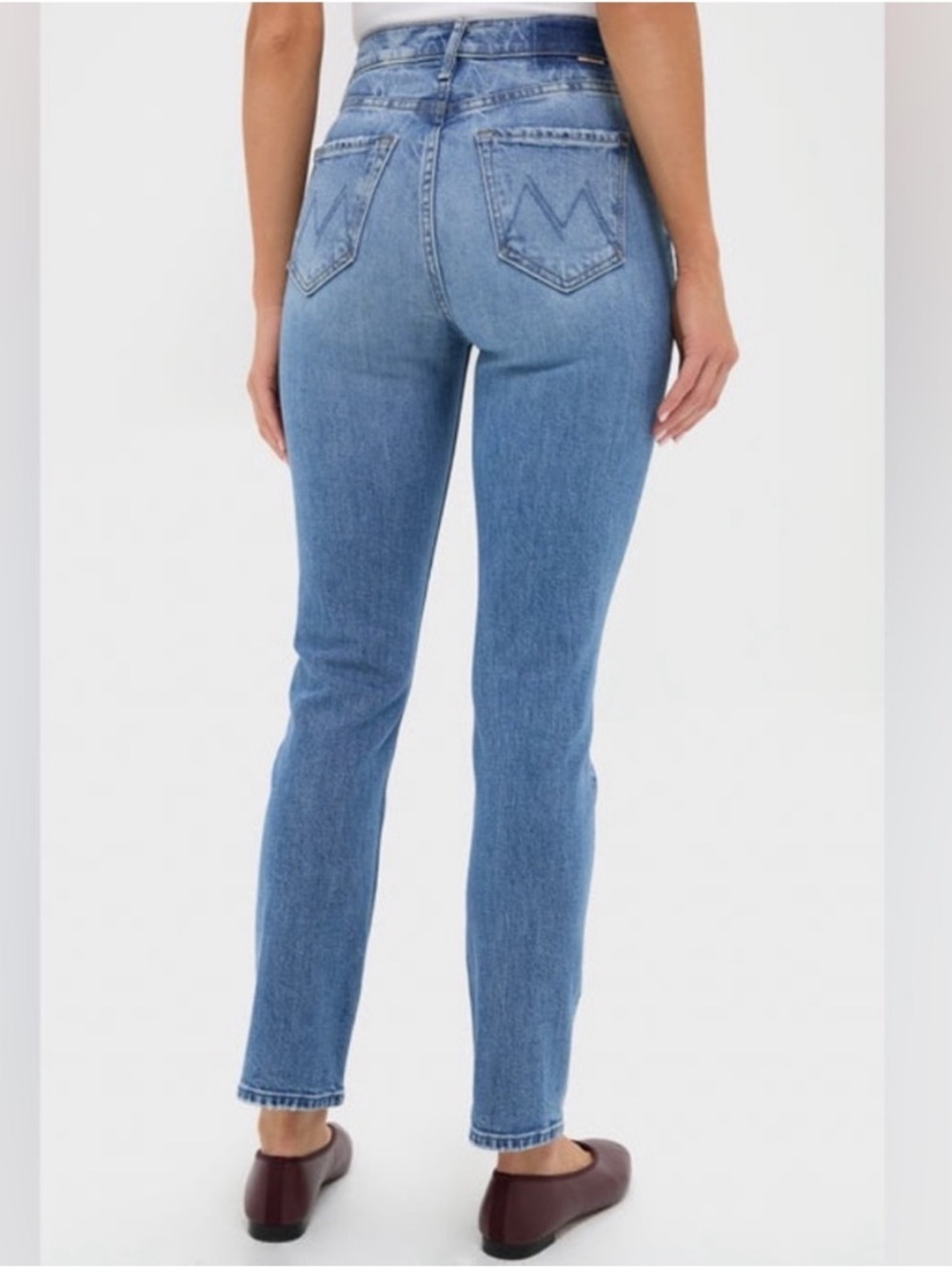 MOTHER The Dazzler Flood Mid rise Denim Jeans - Picture 13 of 13
